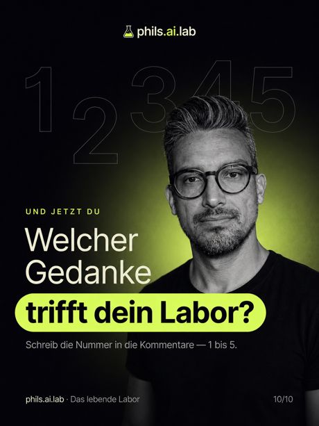 Slide: Welcher Gedanke trifft dein Labor?