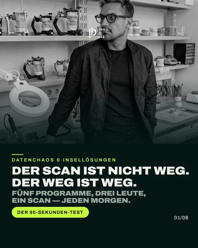 Cover-Slide: Der Scan ist nicht weg. Der Weg ist weg.