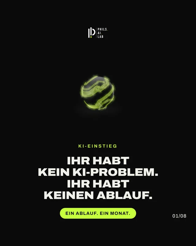 Cover-Slide: Ihr habt kein KI-Problem. Ihr habt keinen Ablauf.